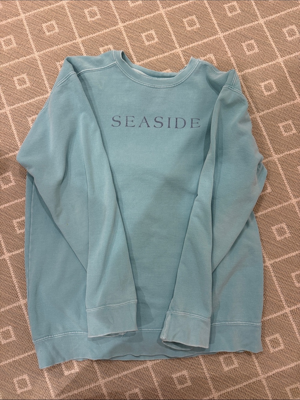 Seaside Women's Light Blue Crewneck Sweatshirt